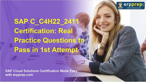 SAP C_C4H22_2411 Certification: Real Practice Questions to Pass in 1st Attempt