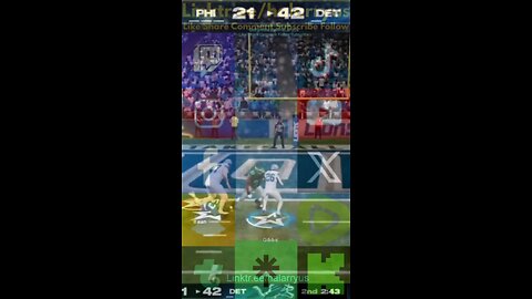 1st to 50, 2 Point DET 50 vs PHI 21 #AllMadden #Madden25 #NFLmadden #madden