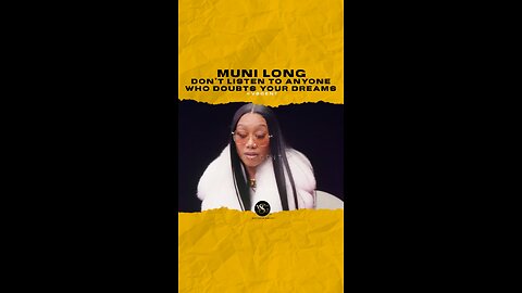 @munilong Don’t listen to anyone who doubts your dreams