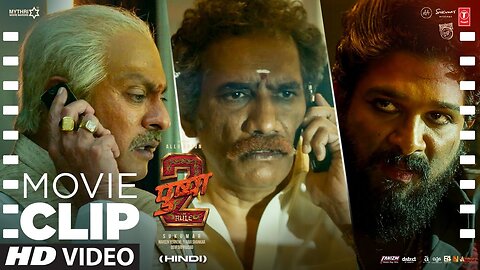 PUSHPA 2: "Pushpa Assures Everyone - But Angrily🔥🔥 | Allu Arjun | Fahadh Faail | Movie Dialogue Clip