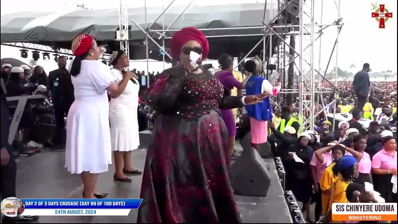 Sister Chinyere Udoma Sings During The DAY 2 OF 3 DAYS CRUSADE {DAY 99 OF 100 DAYS}