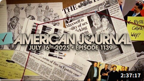 The American Journal: Congress Launches ‘Epstein Files Transparency Act’ As Trump Deems Case ‘Boring’ & Claims Only ‘Bad People’ Or ‘Fake News’ Are Concerned - FULL SHOW - 07/16/2025