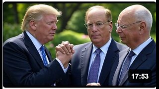 A.I. governance is in warp drive! Blackrock's Larry Fink named the new leader of the WEF!