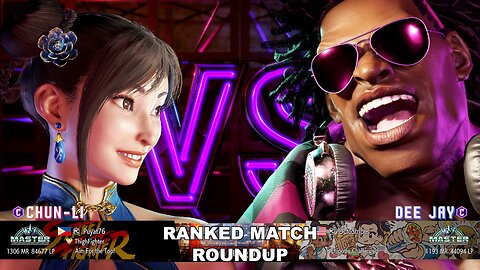 Kuya Kalbo SF6 Ranked Match Roundup. Chun Li Master Rank [Hori Fight Stick]