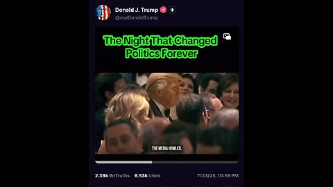 The Night Politics Died, Perhaps The Night They Removed Obama?