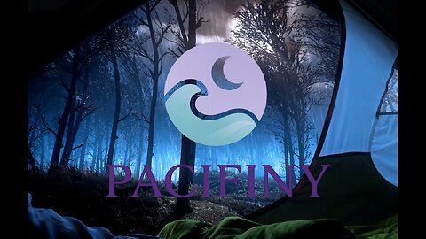 🌧️ Heavy Rain & Thunderstorm Sounds on a Tent | Relaxing Night Ambience for Sleep & Study