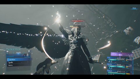 My First Battle w/ One-Winged Angel in FFVII: R