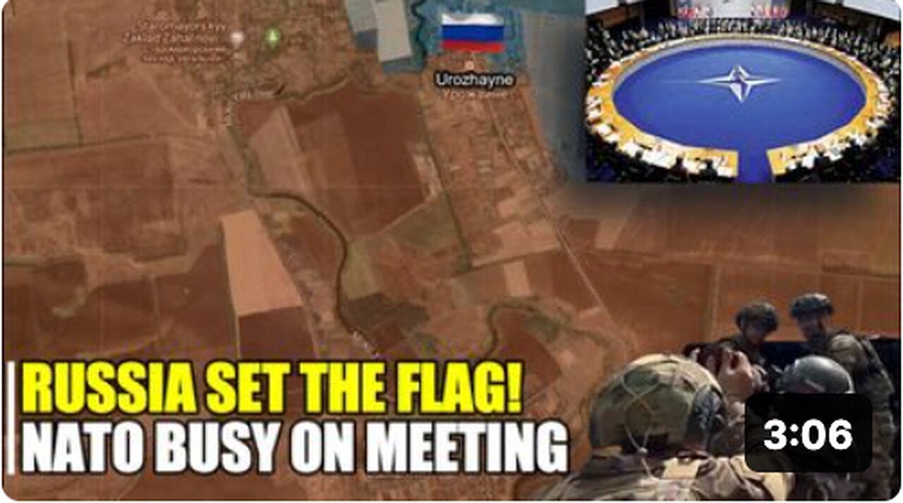 "Russian Forces Progress South of Donetsk, Victory Flag Soars in Urozhayne"