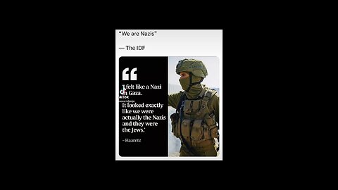 IDF....the most disgusting army