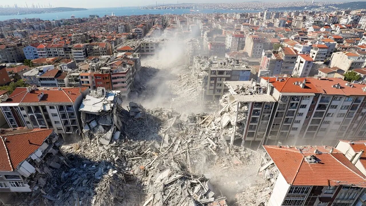 New Earthquake in Turkey! M6.2 Quake Shakes Istanbul, Panic in the Streets, Homes Damagedtanbul
