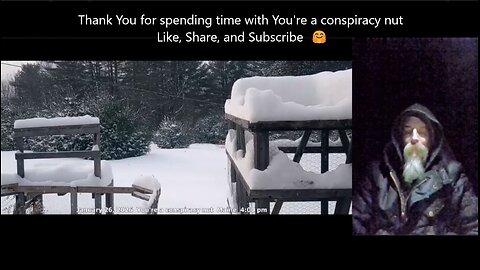 Is someone controlling the weather creating storms that otherwise wouldn't happen, I'm snowed in