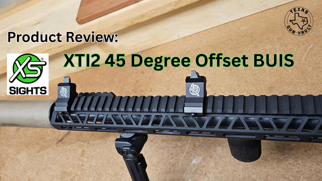 Product Review: XTI2 45 Degree Offset BUIS (Back-up Iron Sights)