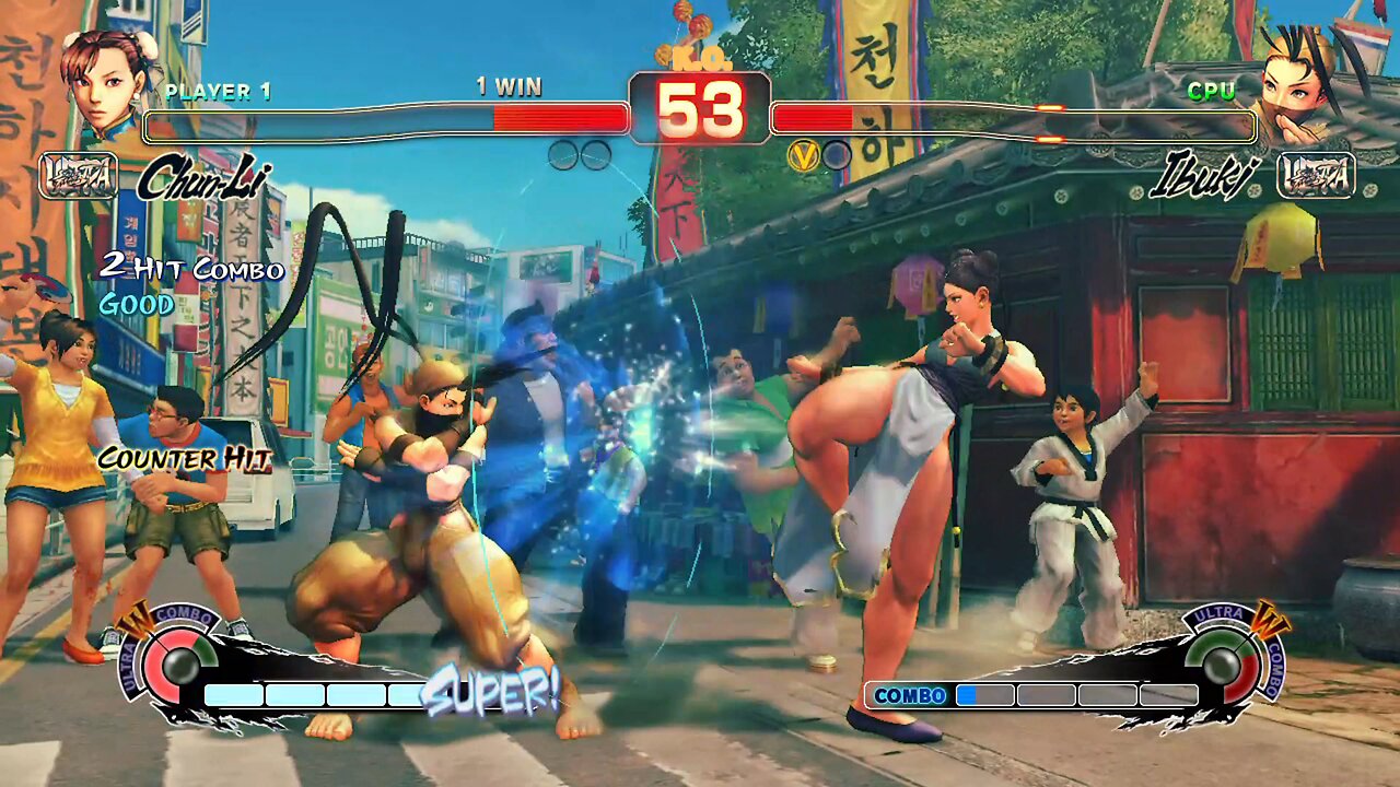 Chun Li vs Ibuki