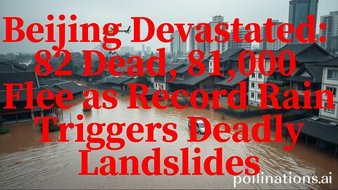 Beijing Devastated: 82 Dead, 81,000 Flee as Record Rain Triggers Deadly Landslides