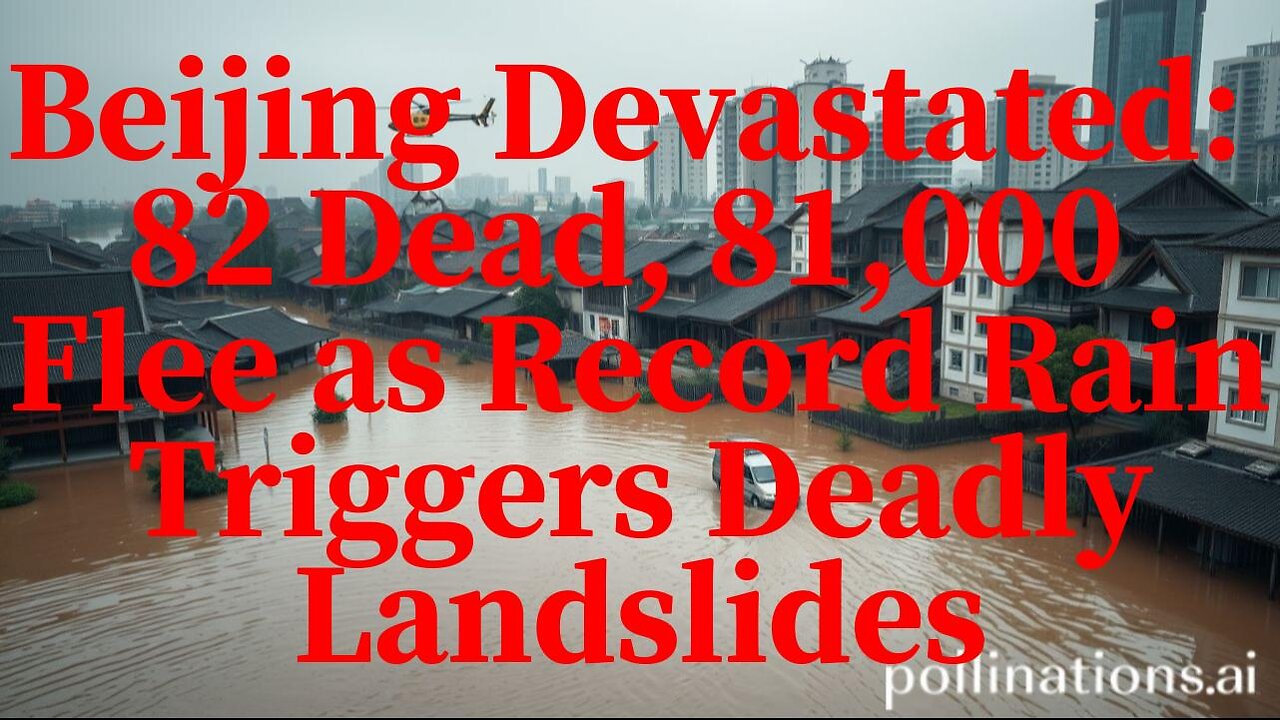 Beijing Devastated: 82 Dead, 81,000 Flee as Record Rain Triggers Deadly Landslides