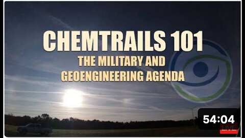 "Military and Geoengineering Agenda: Understanding Chemtrails 101"