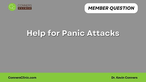 Help for Panic Attacks