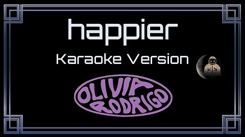 Olivia Rodrigo - happier (CC)