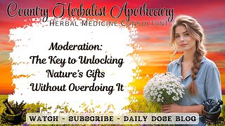 Moderation: The Key to Unlocking Nature’s Gifts Without Overdoing It