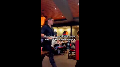 Keemokazi‘s dad embarrasses Sophie in front of Cute waiter😂