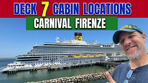 Carnival Firenze Cabin Deck 7 | Tall Man's Cruise Adventures