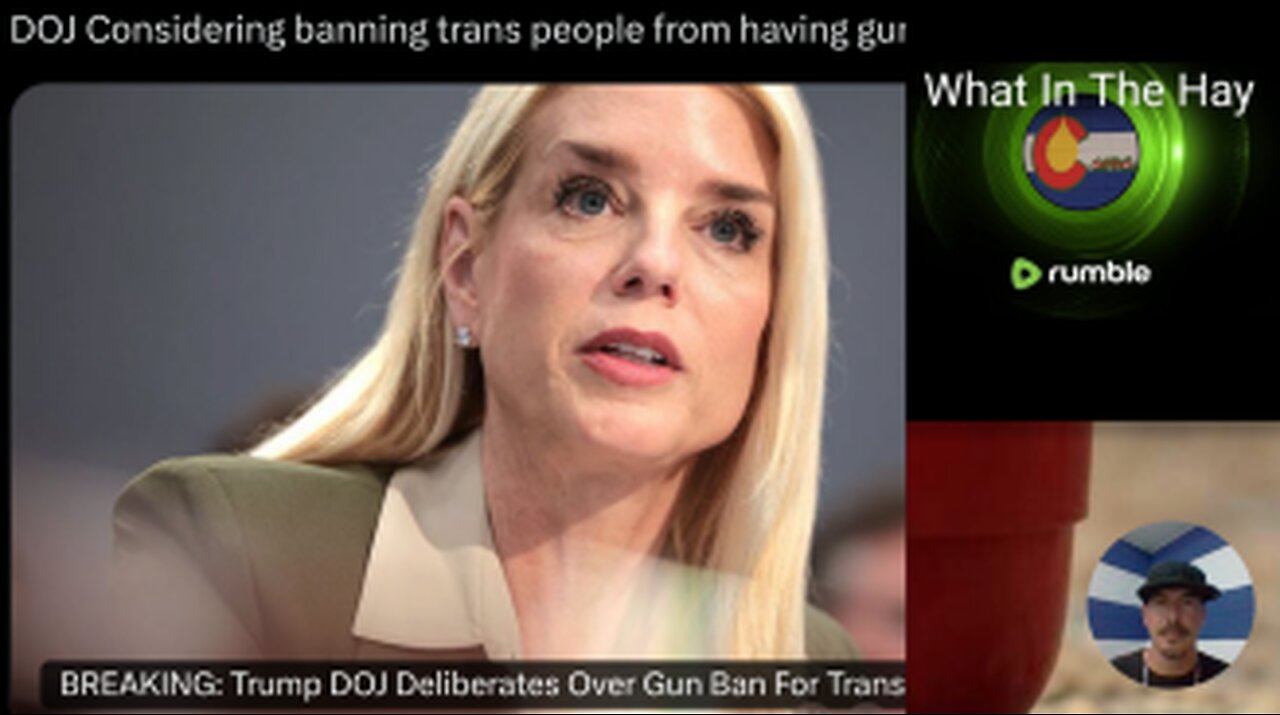 DOJ to RESTRICT GUNS from TRANSGENDERS???