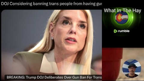 DOJ to RESTRICT GUNS from TRANSGENDERS???