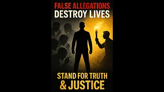 📌 Title: "False Allegations: The Silent Destroyer of Justice"