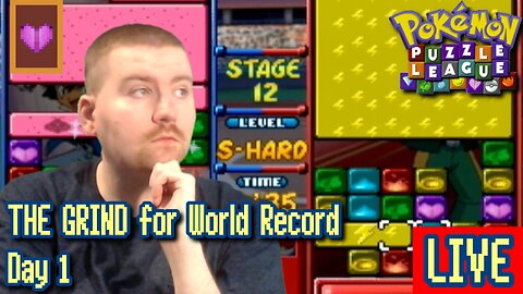 THE GRIND Begins for S-Hard World Record Once and For All, Doods! [Pokémon Puzzle League Speedruns]