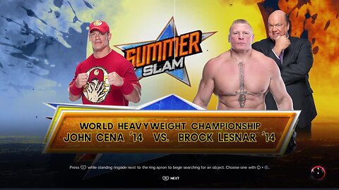 WWE 2K23 - John Cena vs. Brock Lesnar