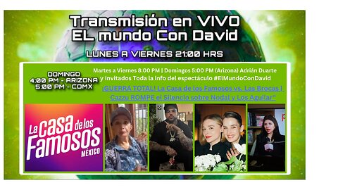 "¡GUERRA TOTAL! La Casa de los Famosos vs. Las Brocas | Cazzu ROMPE el Silencio Nodal y Los Aguilar