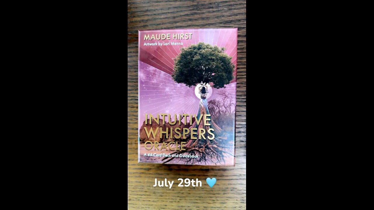 7/29/25 card: trust yourself