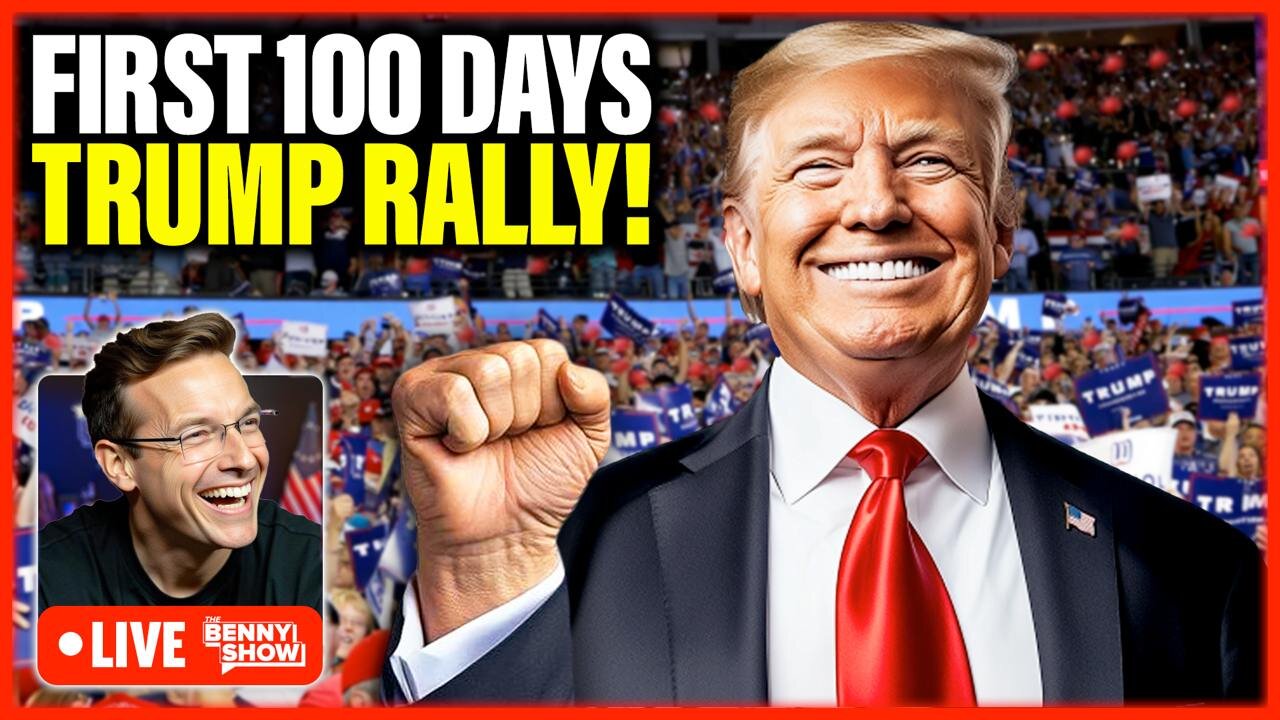 🚨Trump Speaking LIVE Right Now At MASSIVE 100 Day MAGA Rally | TRIUMPHANT Return: ‘Golden Era HERE’