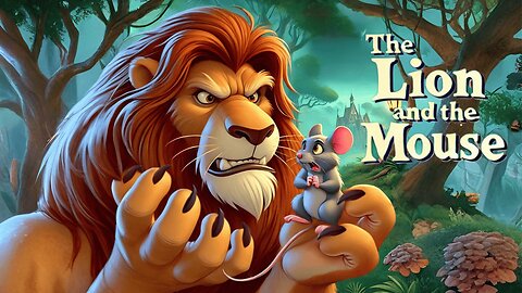 The Lion And The Mouse | Learn Kindness | English Bedtime Stories for kids | Read aloud