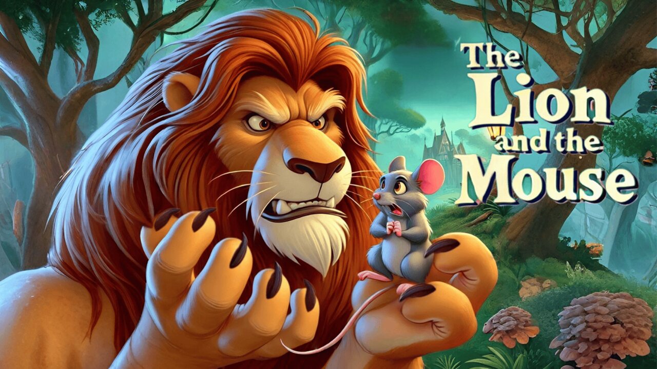 The Lion And The Mouse | Learn Kindness | English Bedtime Stories for kids | Read aloud