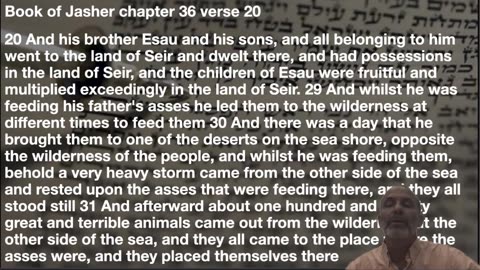 Genesis 36: Kids of Esau