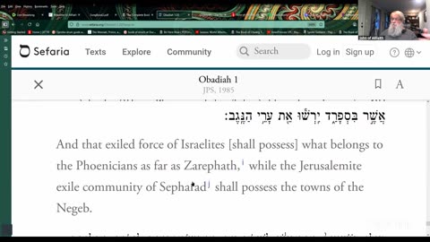 Reading Through the Bible Together, Mondays 8 PM: Obadiah