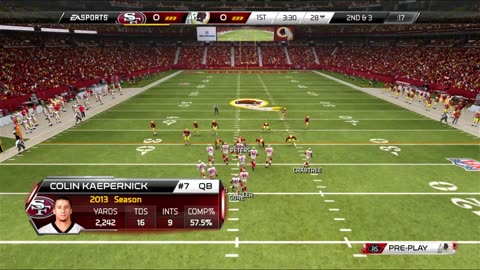 MADDEN25 Franchise Season 1 WK 12, 1970s REDSKINS VS 49ers