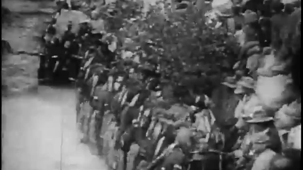 Hopi Indians Dance for Theodore Roosevelt at [Walpi, Ariz.] 1913