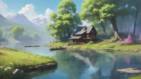 Relaxing River Lofi, Spring Lofi, Hope and Peaceful Lofi, study music to relax to (Relax/Study)