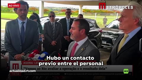 "La Policía Federal de Brasil fue informada de la operación en Río, pero se negó a participar"
