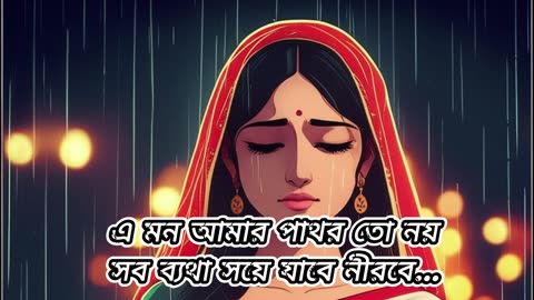E Mon Amar Pathor To Noy | A Heartbreaking Bengali Sad Song Cover by Sabiha Dx