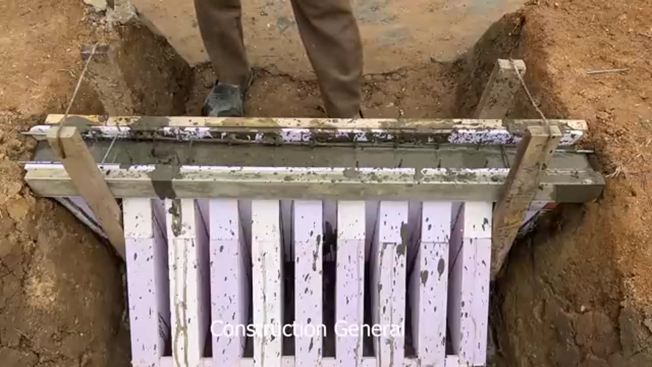 Construction model of Dam