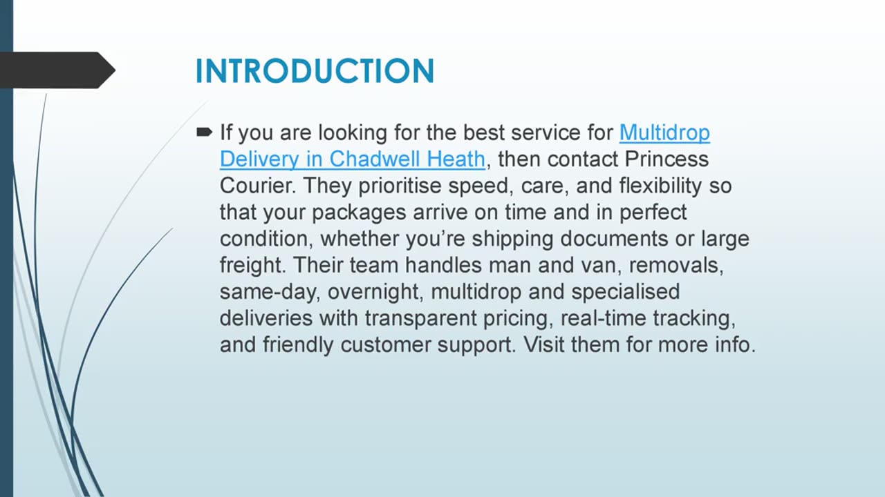 Best Multidrop Delivery in Chadwell Heath