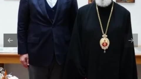Ereticul Ecumenist Ponta PRIETESUG cu ERETICUL ECUMENIST MONOFIZIT, MASONIT Nifon de Targoviste 2025