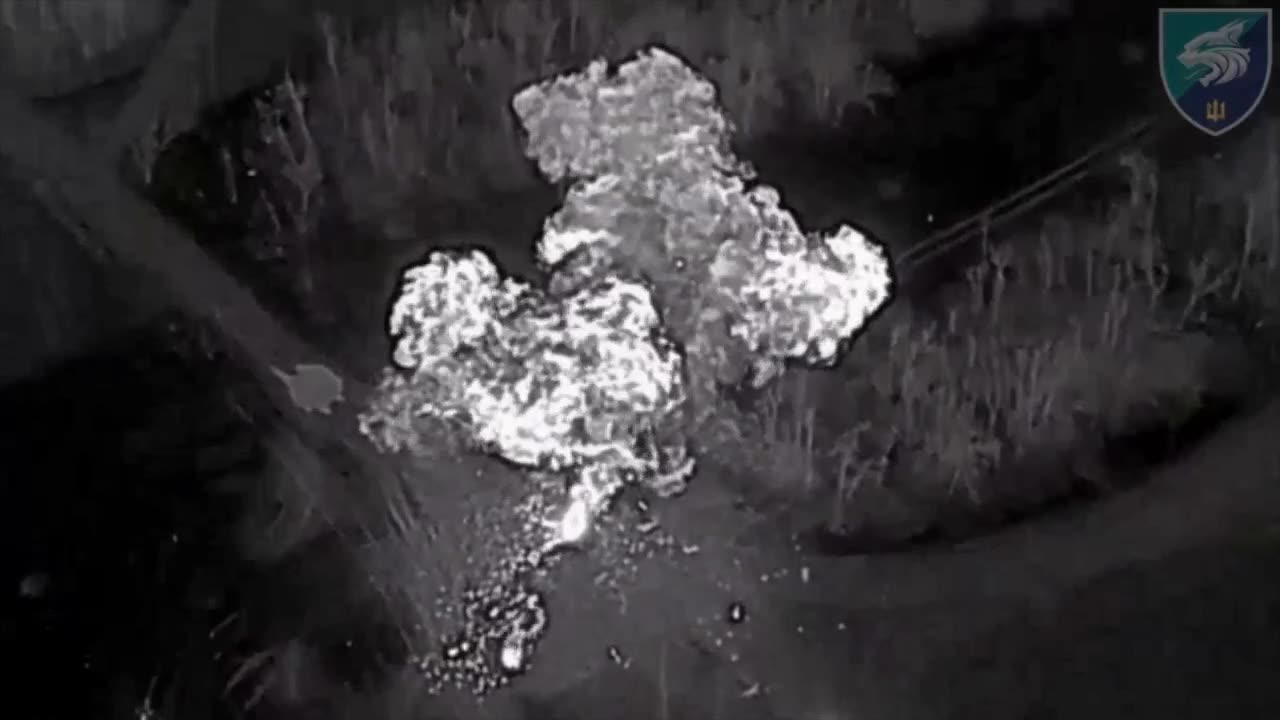Convoy of Russian Marines Hits a Mine