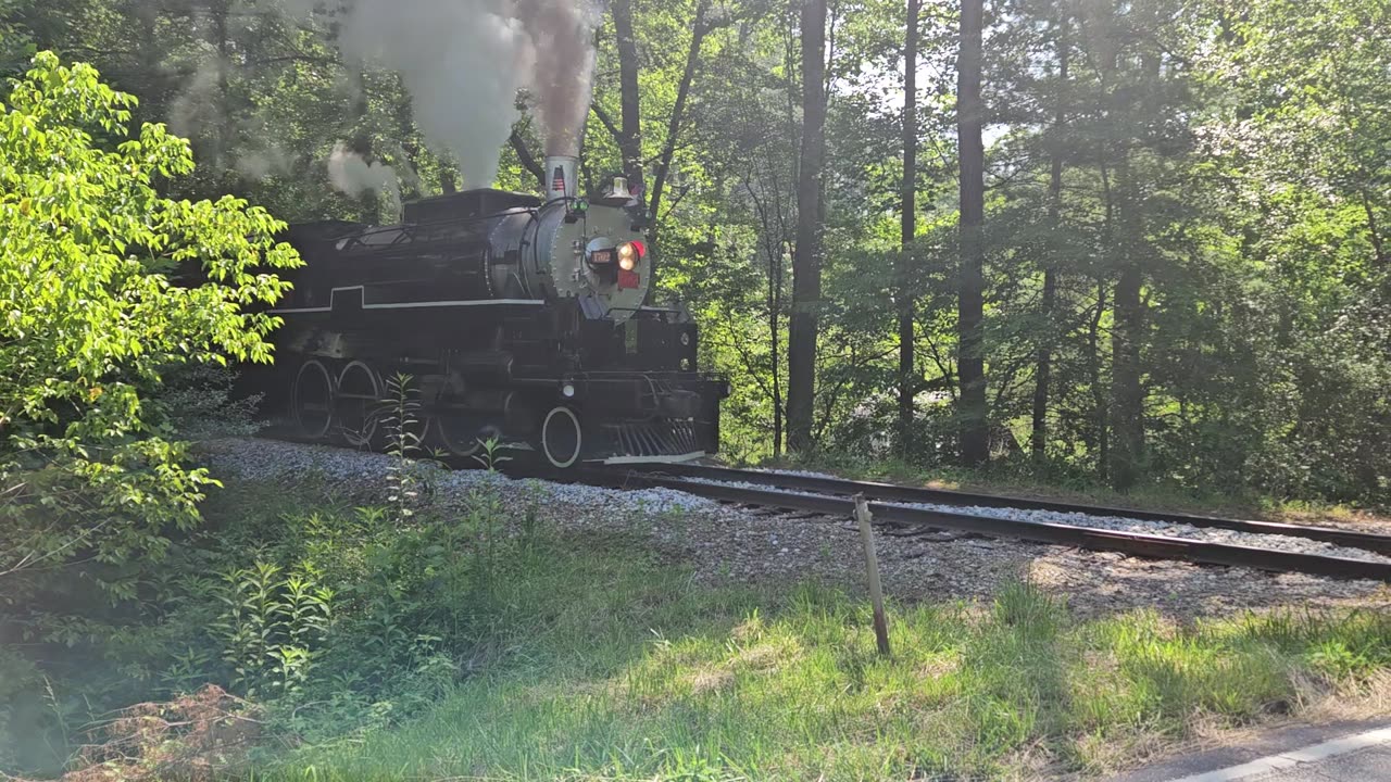 Great Smoky Mountains Railroad 1702 June 11 2025