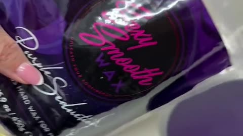 Unboxing Sexy Smooth Purple Seduction Hard Wax | First Impressions & Review @bushel.and.a.peckk
