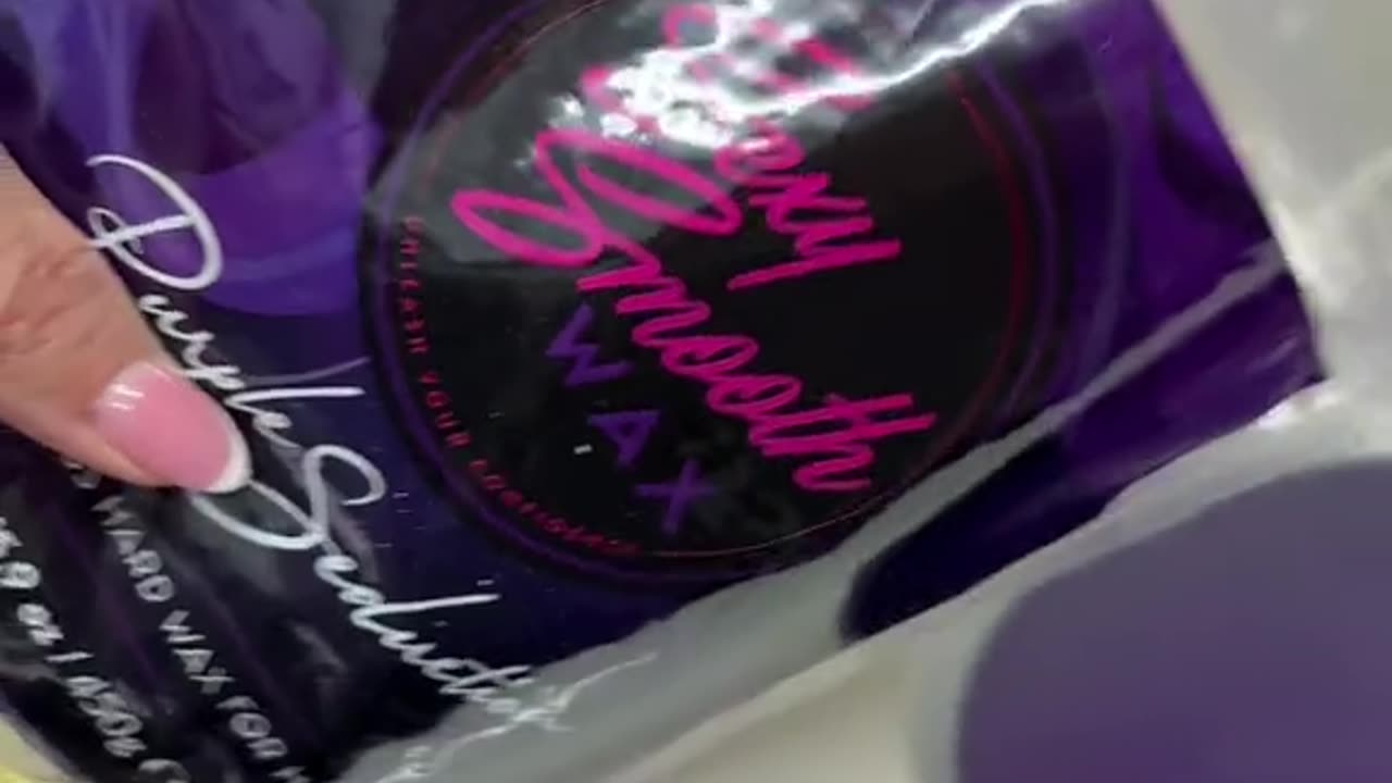 Unboxing Sexy Smooth Purple Seduction Hard Wax | First Impressions & Review @bushel.and.a.peckk
