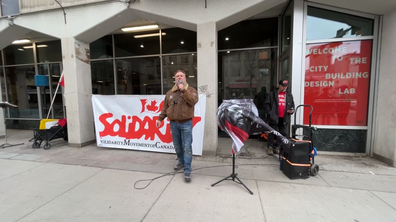 Freedom Rally with Pastor Artur Pawlowski, Calgary, Alberta, April 19, 2025.